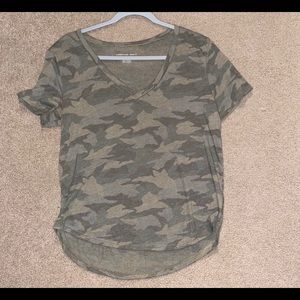 Army print t-shirt